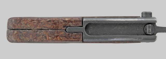 Image of Czechoslovak VZ-58 bayonet with Short-Tang Three-Rivet No Lower Crosspiece.