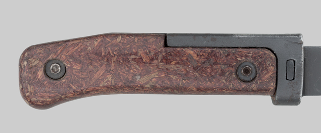 Image of VZ58 cut-away training bayonet.